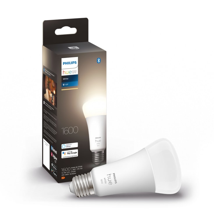 Philips Hue White E27 standardpære, 2700K, 15,5W