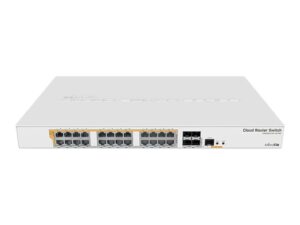 MikroTik CRS328-24P-4S+RM PoE-switch, 24 porter + 4x SFP+ (RouterOS/SwitchOS)