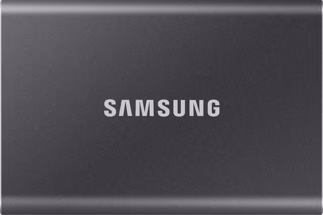 Samsung T7 ekstern SSD 2 TB (grå)