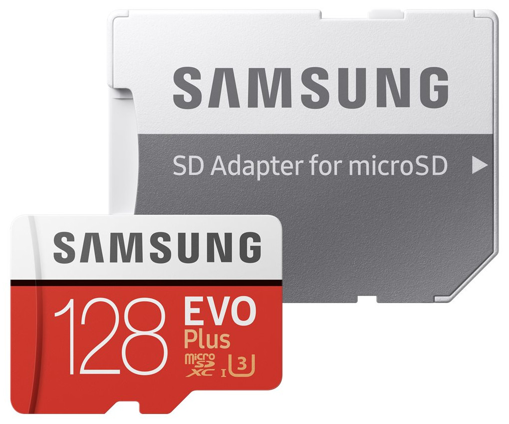 Samsung EVO Plus 2020 microSD 128GB (UHS-I) med adapter