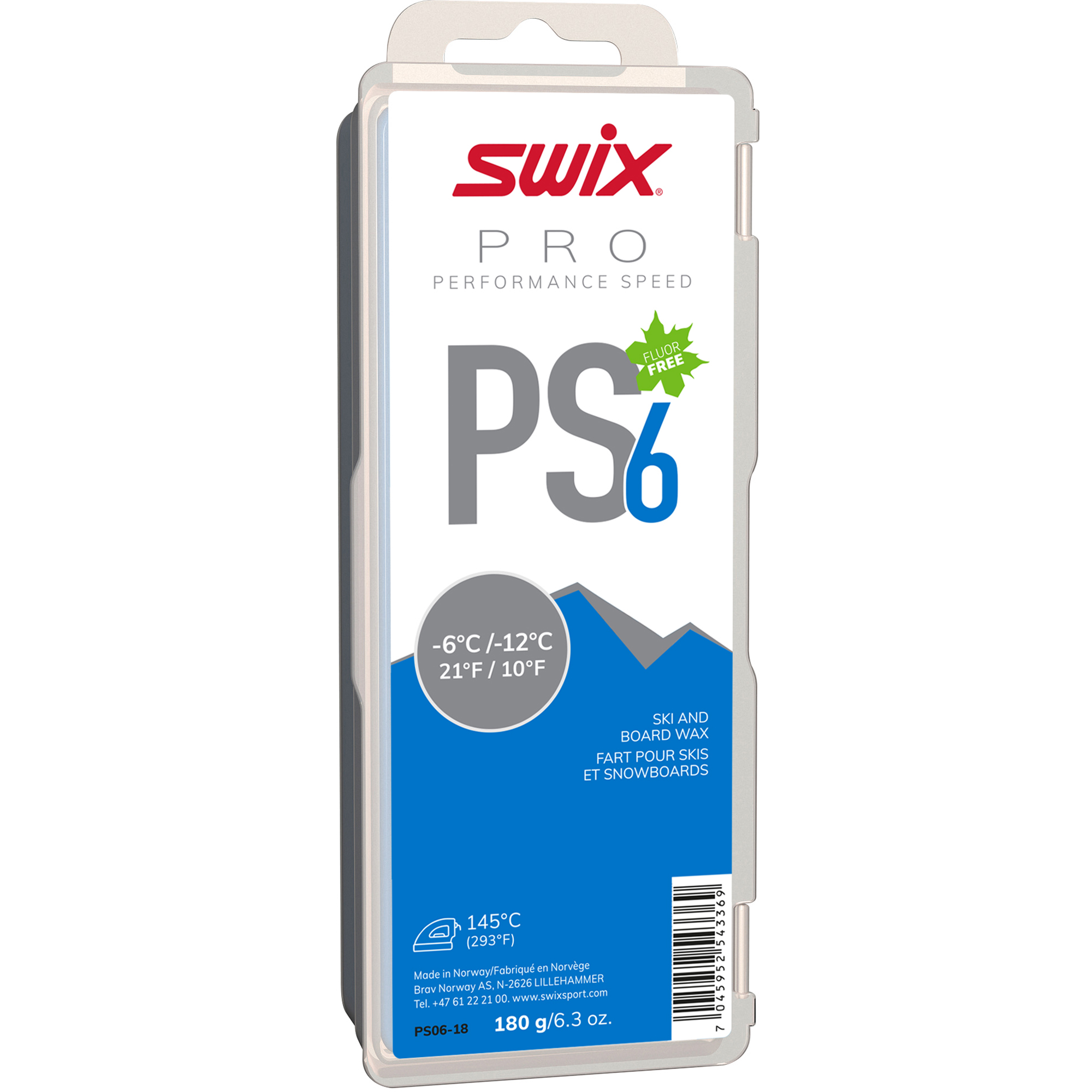 PS6 Blue, -6°C/-12°C, 180g