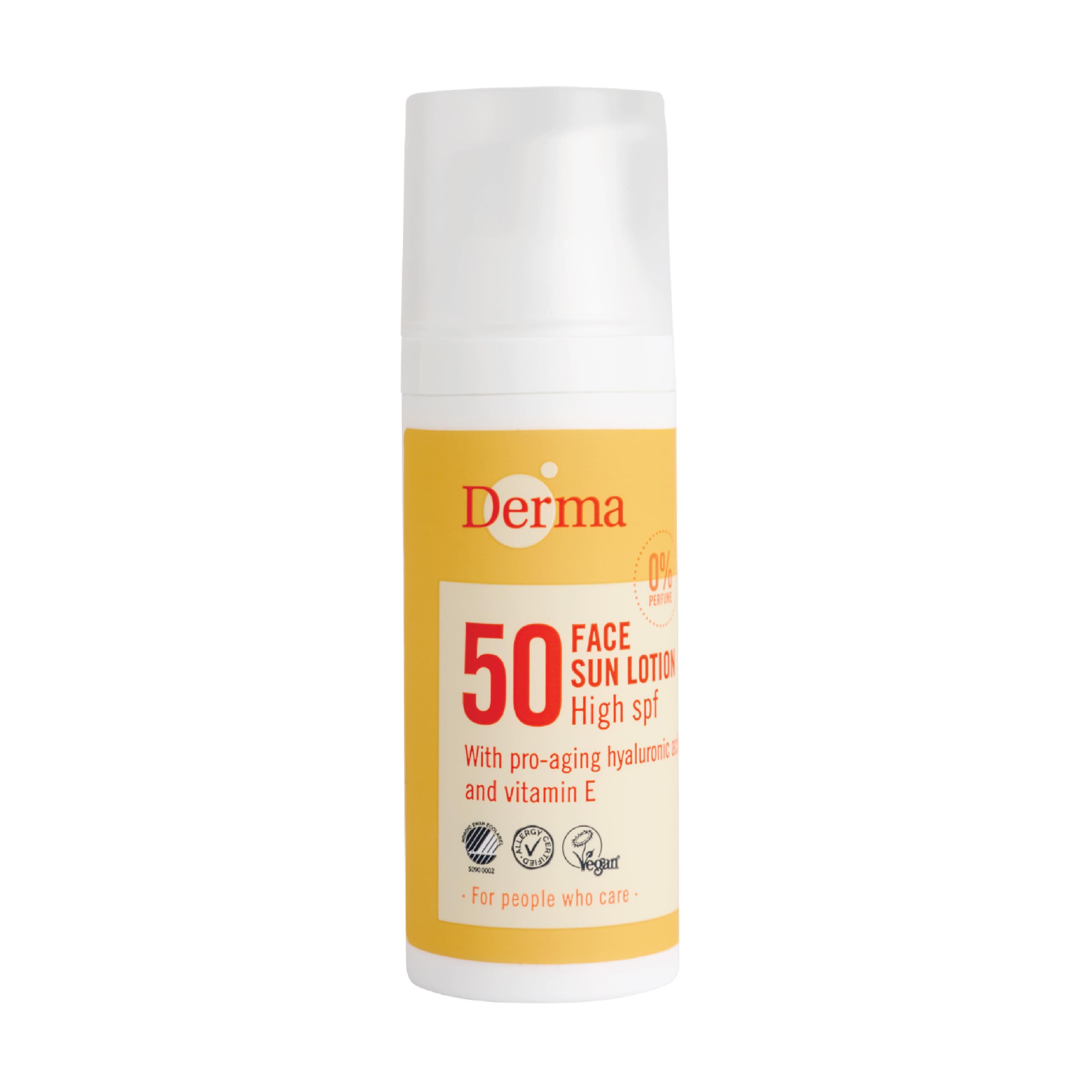 Derma Face Sun Lotion SPF50, 50 ml
