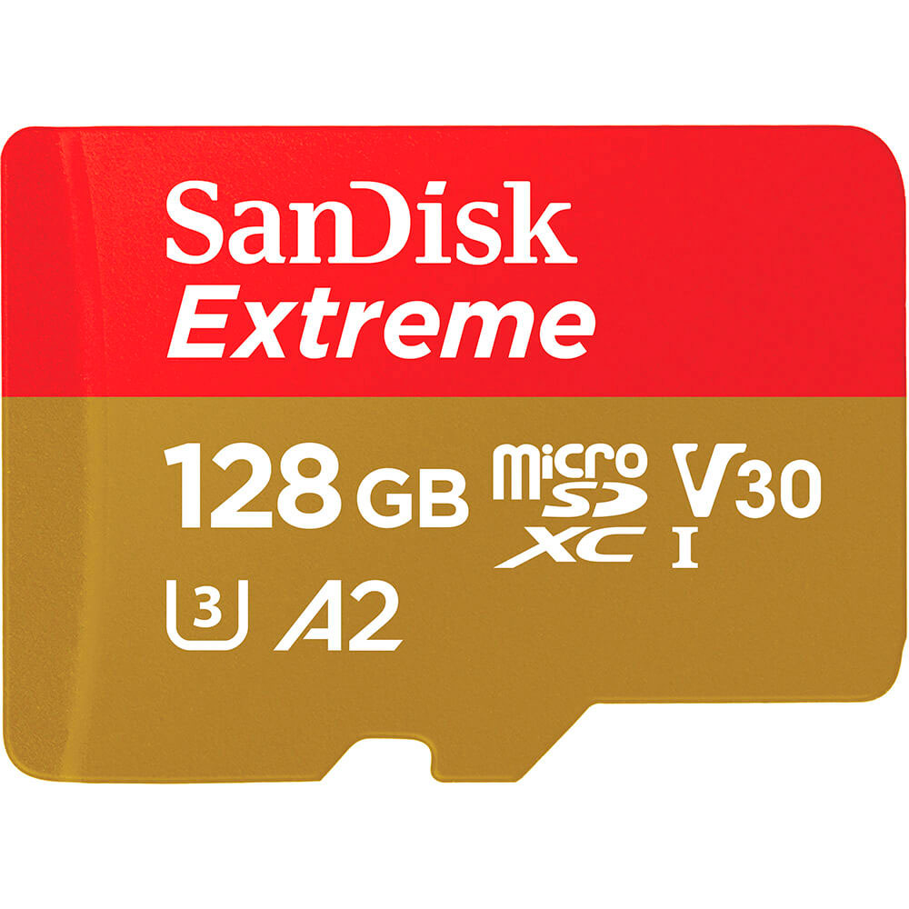 SanDisk Extreme microSDXC 128GB V30 A2 (UHS-I)