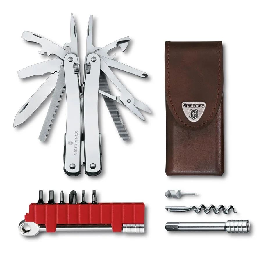 Victorinox Swiss Tool Spirit X Plus Ratchet (Leather)