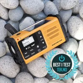 Sangean MMR-88 bærbar nødradio med sveiv, solcelle, DAB+ og FM
